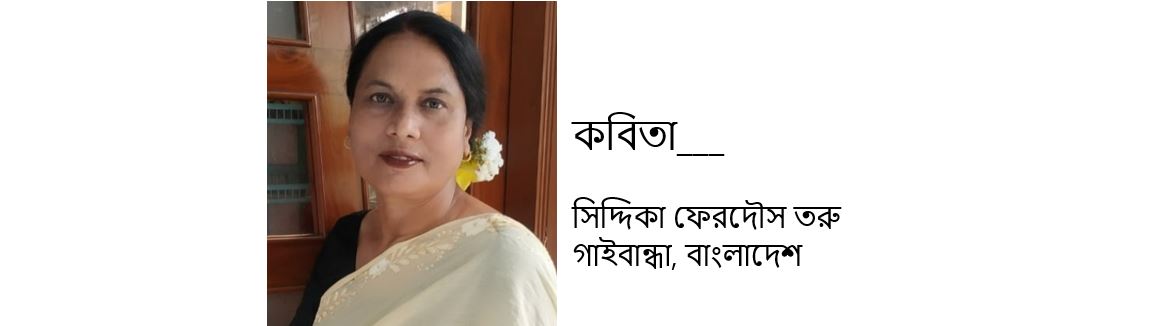 সিদ্দিকা ফেরদৌস তরু'র দু'টি কবিতা