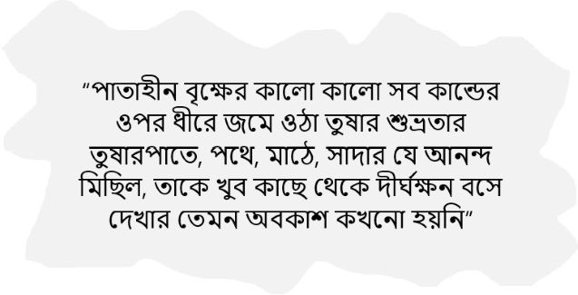 তুষারপাত - জাকি ফারুকী